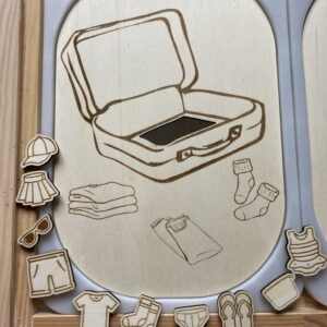 Insert couvercle trofast valise et accessoires voyage