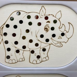 Petit Couvercle Trofast Rhinocéros