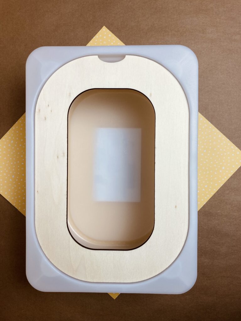 Insert en bois pour bac Trofast grand trou