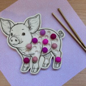 Support à encoches cochon