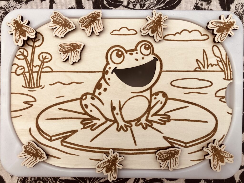 Insert Trofast grenouille et mouches