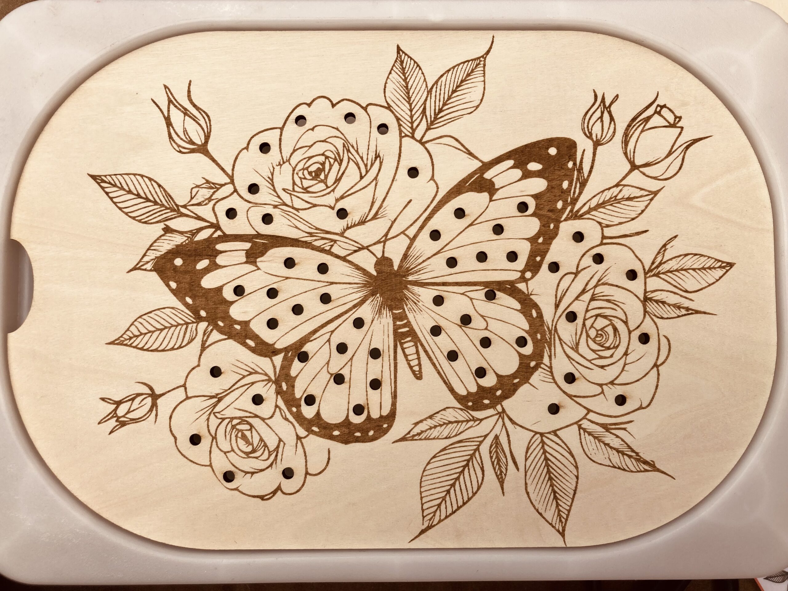 Insert Trofast papillon et roses